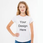 Custom Womans Cotton Material T- Shirt in New York